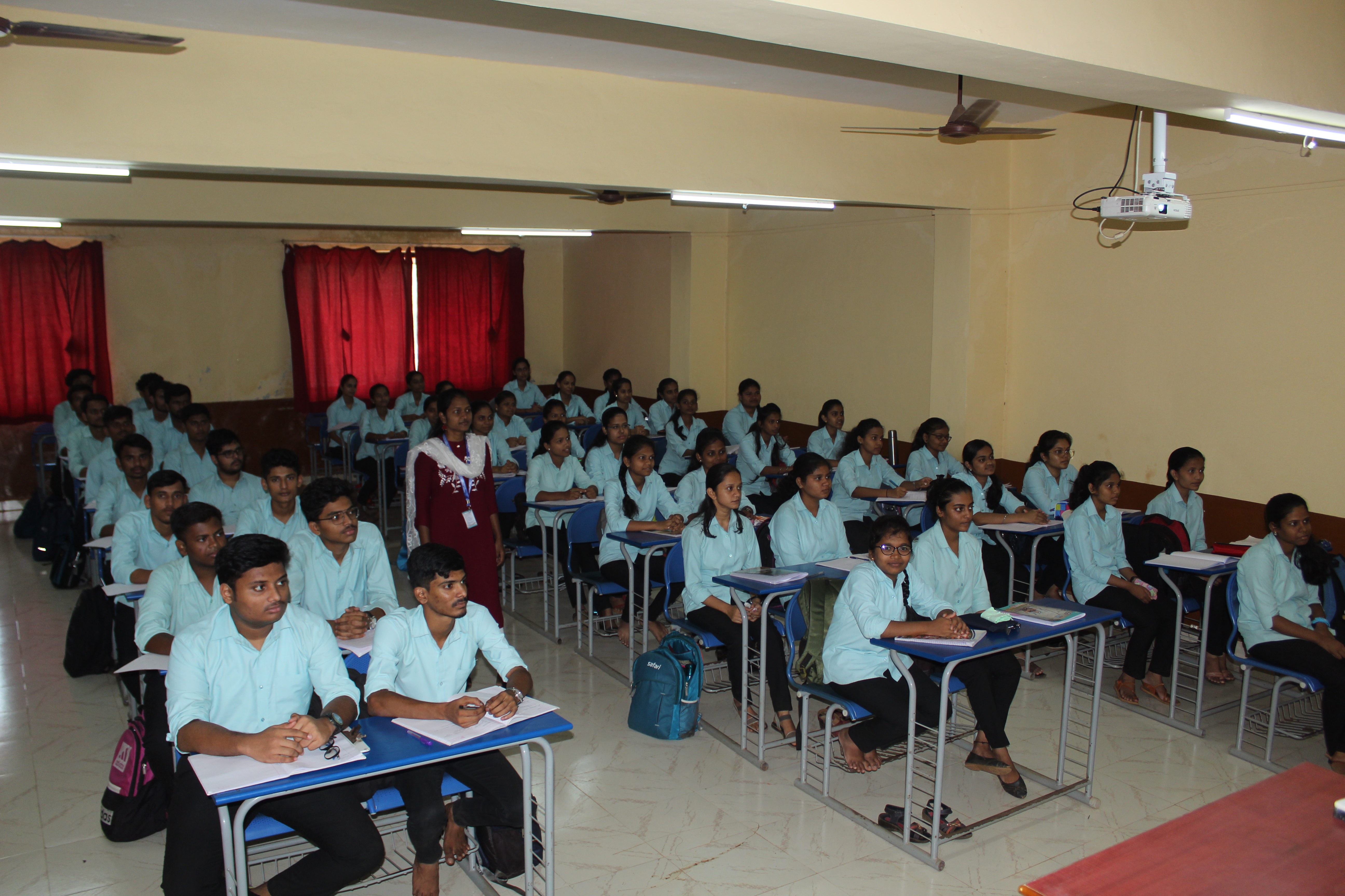 Student receiving placement offer